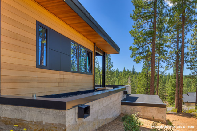 fire hardened home in california - fireline pressure treated fire treatment protection - montana timber products