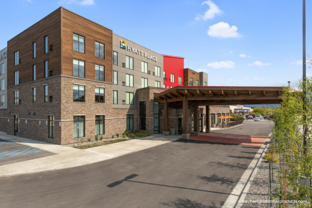 fire hardened hotel - fire resistant building materials - montana timber products
