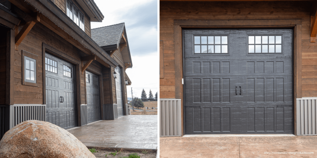 ranchwood exterior horizontal shiplap - idaho custom home - montana timber products