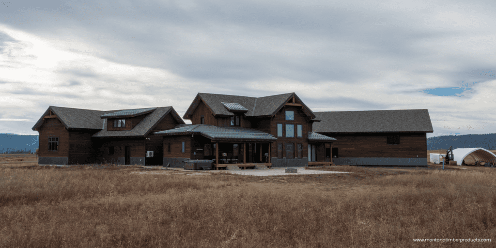 ranchwood siding - idaho custom home - montana timber products