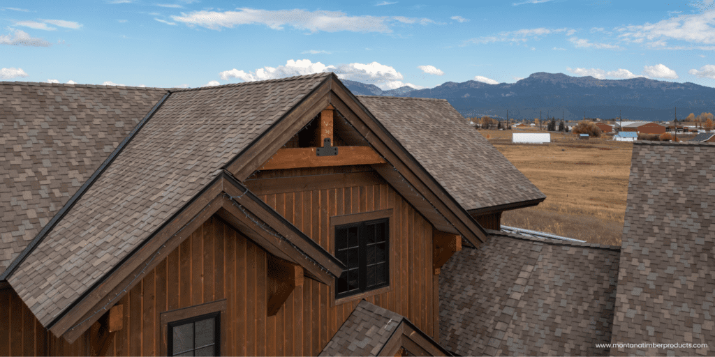 ranchwood vertical shiplap - idaho custom home - montana timber products