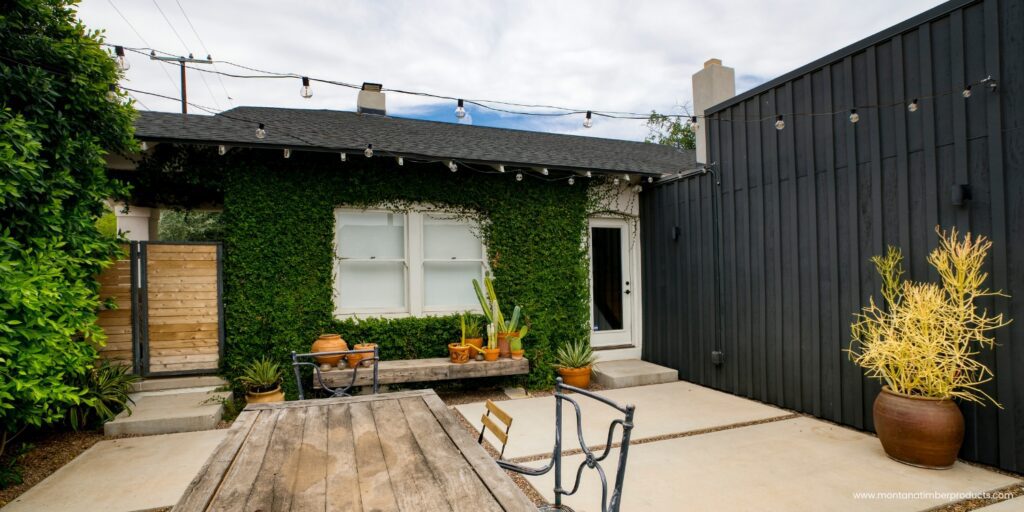 shou sugi ban siding - arizona custom home - montana timber products