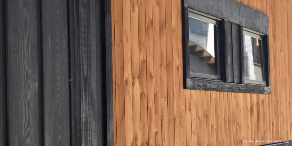 eagle lake condos - prefinished natural wood siding - montana timber products