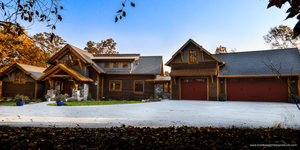 custom milled wood siding - prefinished circle sawn siding - montana timber products