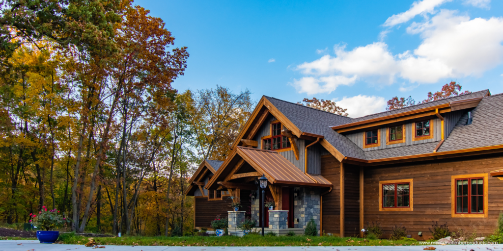 natural wood siding and trim - prefinished exterior wood - montana timber products