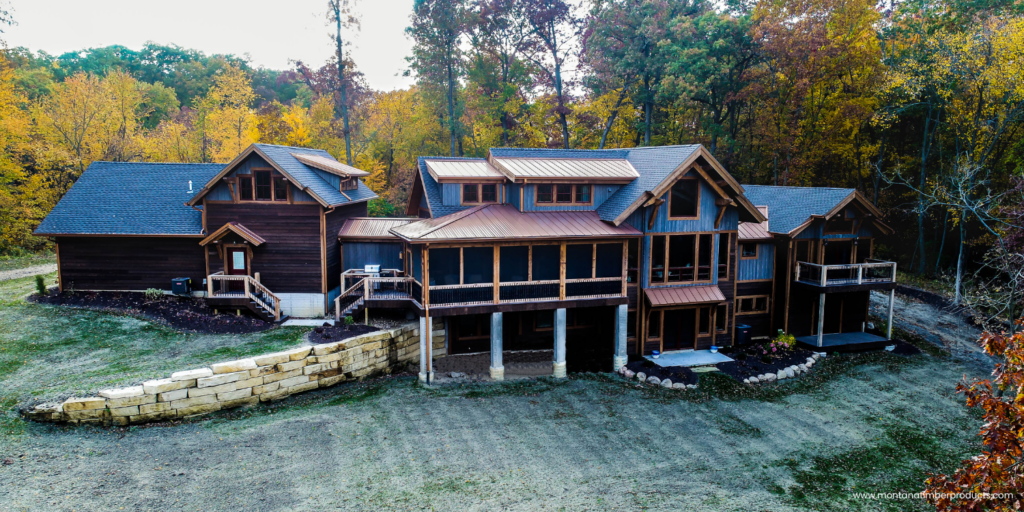 natural wood siding - prefinished exterior wood - montana timber products