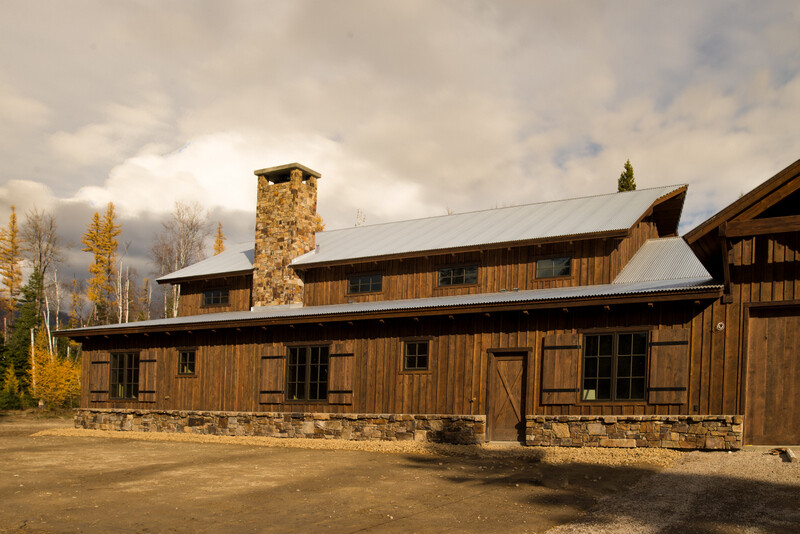 Montana Timber Products Barn with ranchwood siding