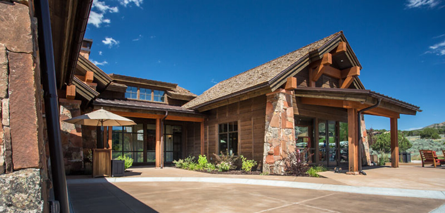 Mountain Traditional Architecture at New Golf Resort Clubhouse