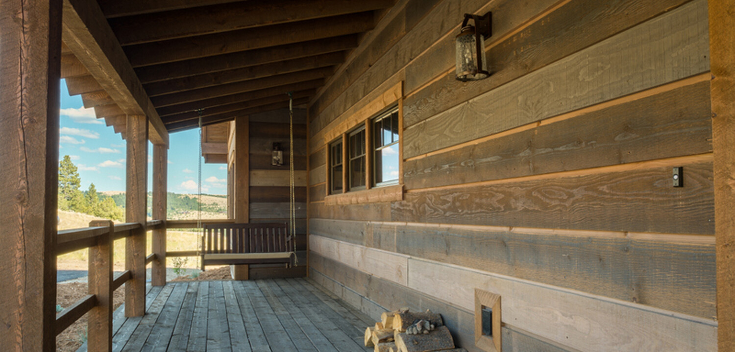 Rustic Mixed Colors ranchwood™ Prefinished Wood Siding and Timbers