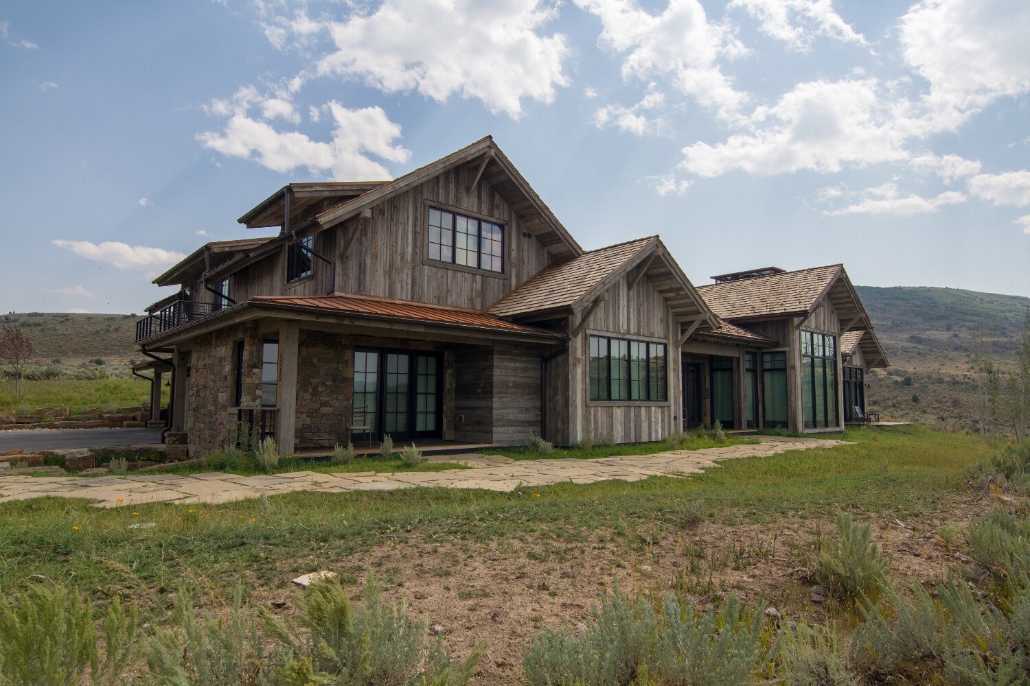 Reclaimed Corral Board Home