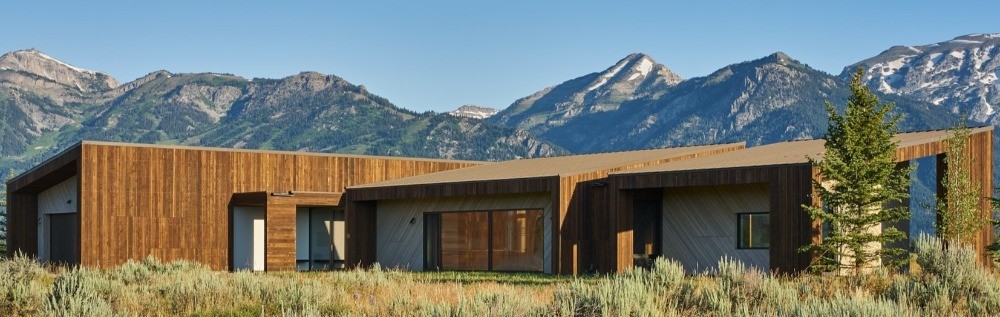 Contemporary house in the Teton’s