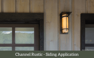 channel rustic siding - siding profile close up - montana timber products