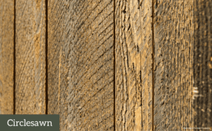 circle sawn texture - new reclaimed wood - montana timber products