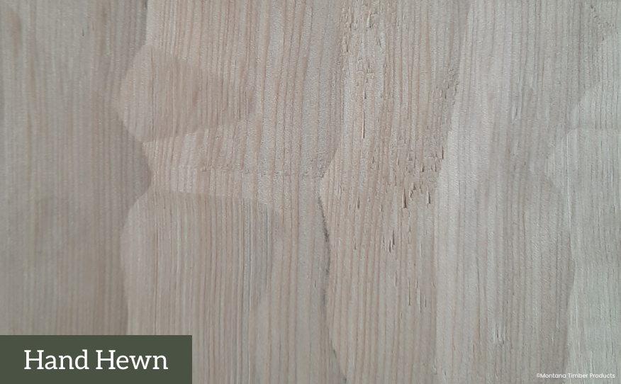 hand hewn - custom texture mockup - montana timber products