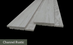 wood siding profile - channel rustic - montana timber products