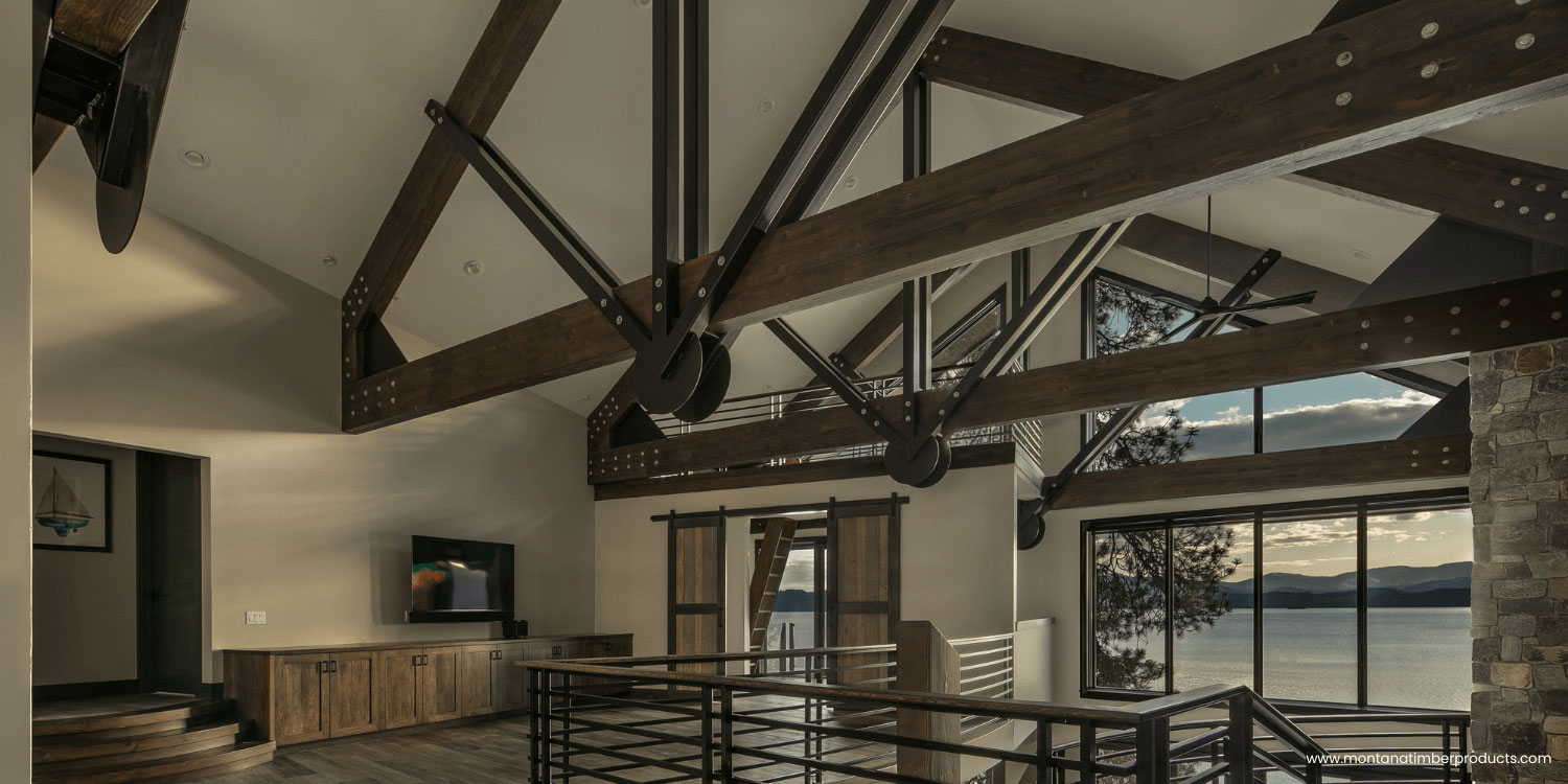 interior-beams---custom-prefinished-beams-and-trusses---montana-timber-products
