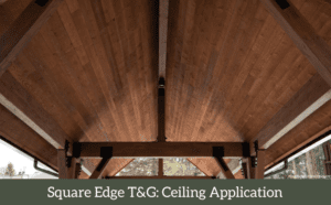 wood cladding profiles - tongue and groove application - montana timber products
