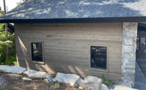 natural wood siding - ranchwood artisan homestead - montana timber products