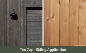 tex gap siding profile - hidden fastener siding profile - montana timber products