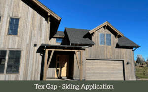 tex gap siding profile - wood siding application - montana timber products