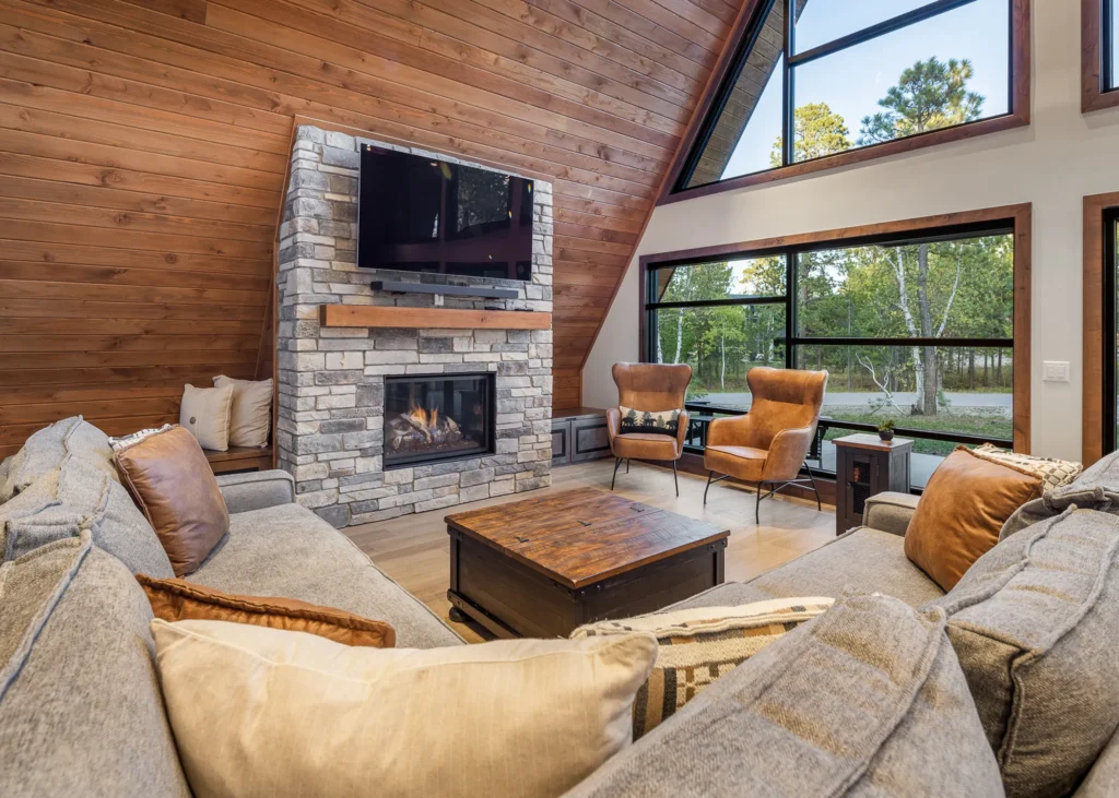 a frame livingroom aquafir yukon
