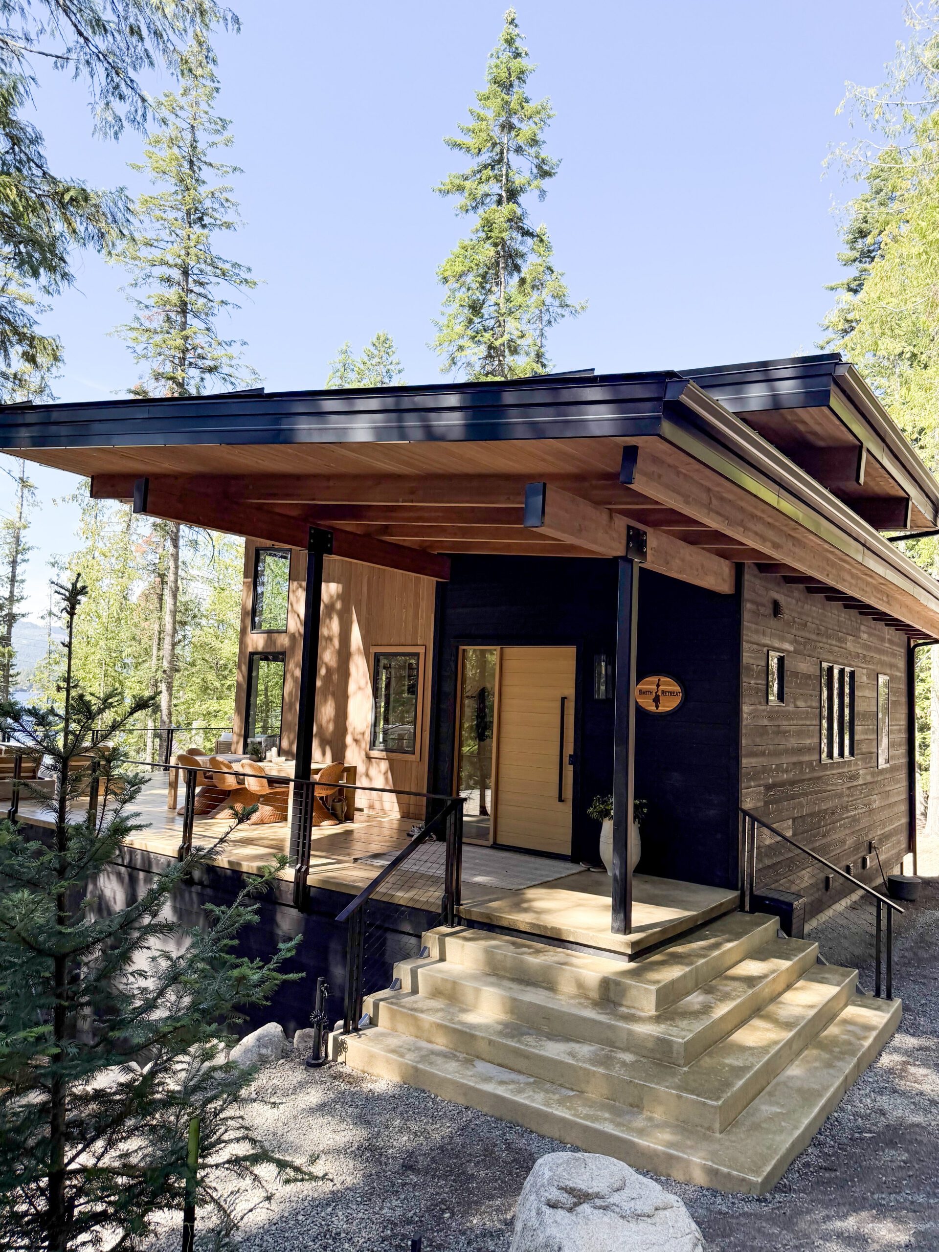 Stairway Entrance Charwood Midnight Siding