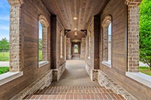 Long european hallway smooth STK Cedar Siding