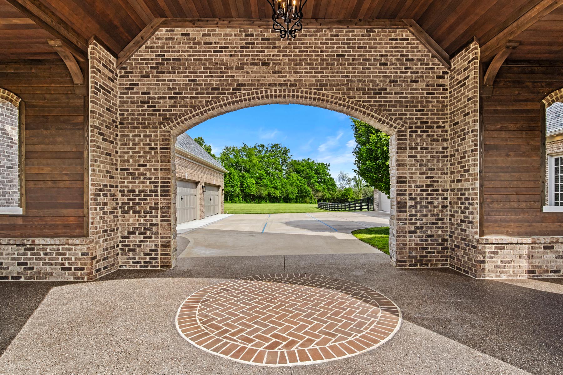 carport looking on to the garage