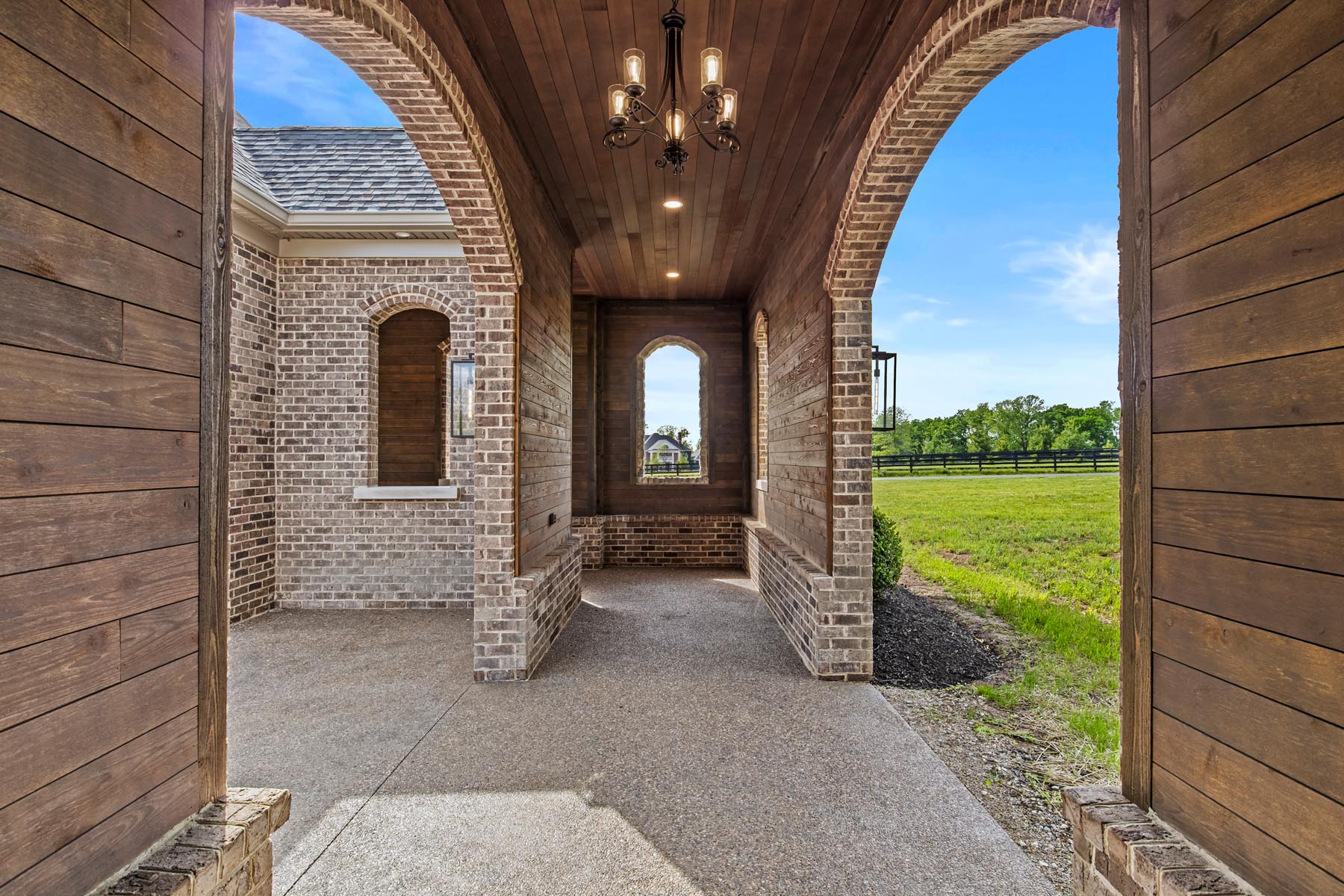 Carport Halls looking out to land