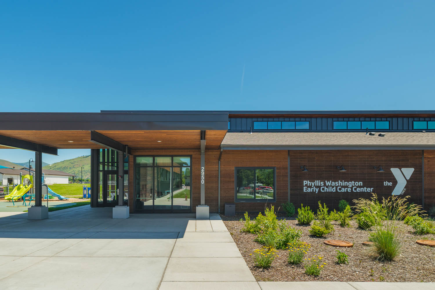 Phyllis WA Childcar Center commercial entrance