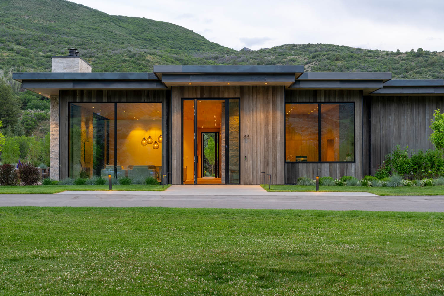 Woody Creek Ranch In Dusk